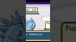 Pokémon FireRed - Pupitar Used Dig!