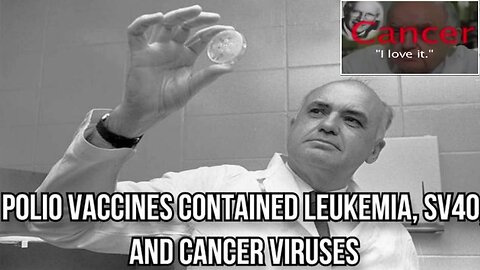 Dr Maurice Hilleman Admits Polio Vaccines 💉☠️💉 Contained Cancer/Leukemia & THEY ALL LAUGH!