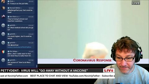 The Lie-Stream. Vaccine Fact-checking Pettydent Trump in real time. Come join the Chat. Noon ET.