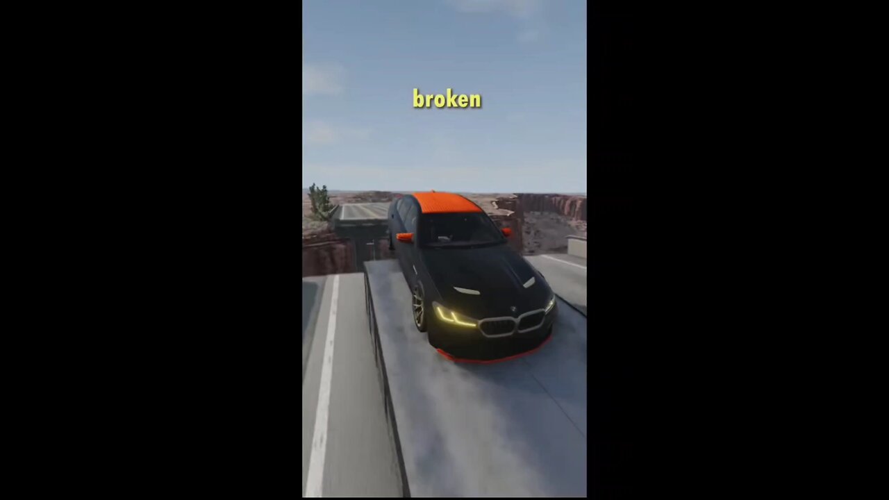 Supper Car Jumping Bridge in Reverse