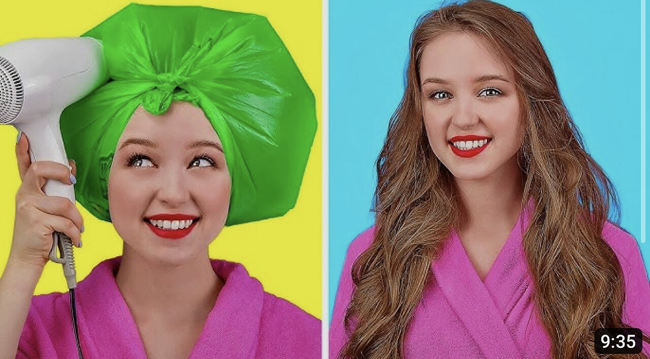 SMART AND EASY GIRLY HACKS || Cool Hair And Make Up Ideas For Girls