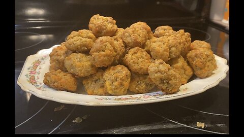 Cheddar Bay Hot Sausage Balls- Appetizer