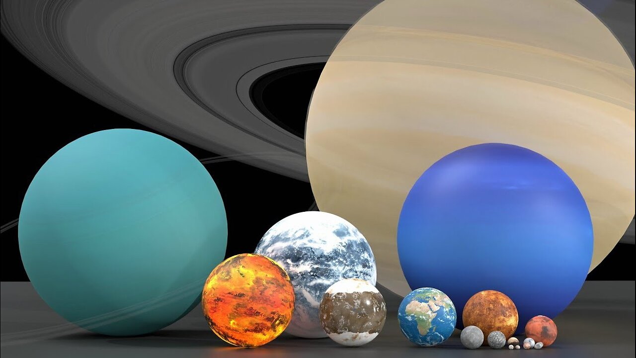 Planet Size in Perspective 2024 | 3d Animation Size comparison