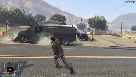 gta 5 stealing riot control van for doomsday heist