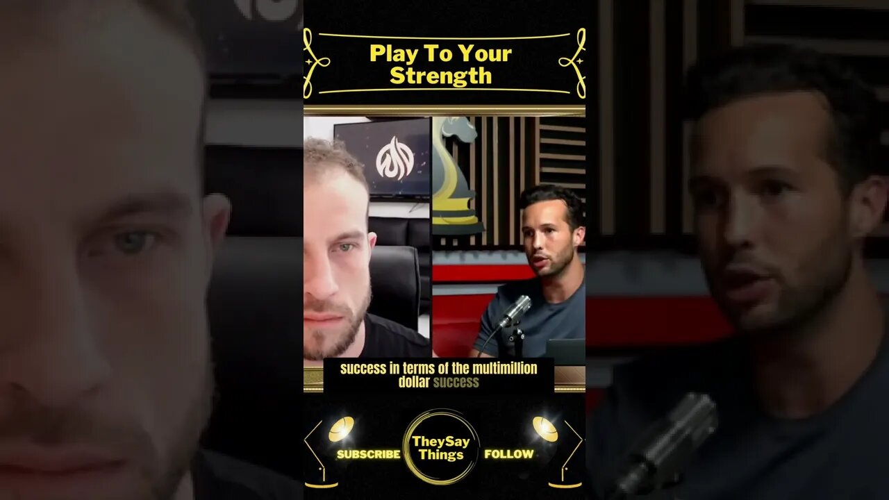 Tristan Tate, Play To Your Strength