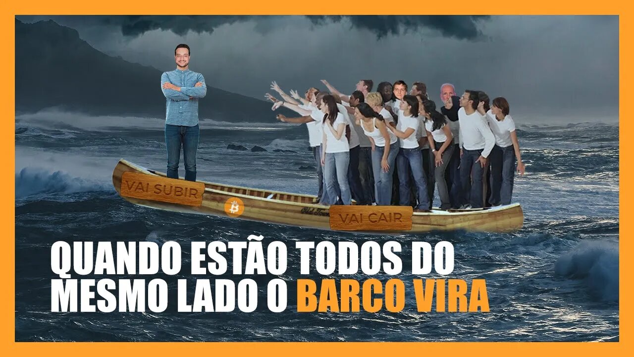 BITCOIN sobe 10% no dia! Quando todos estão de um lado o barco vira pro outro 🚀