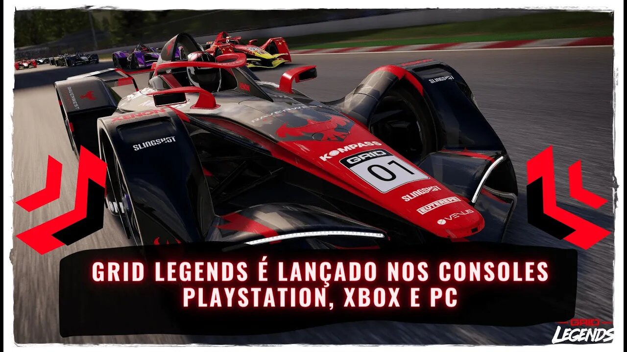 GRID Legends PS4, Xbox One, PS5, Xbox Series e PC (Jogo de Corrida Já Disponível)