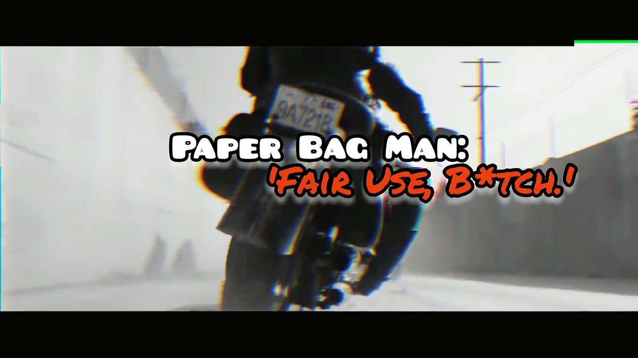 Paper Bag Man: Fair Use #short