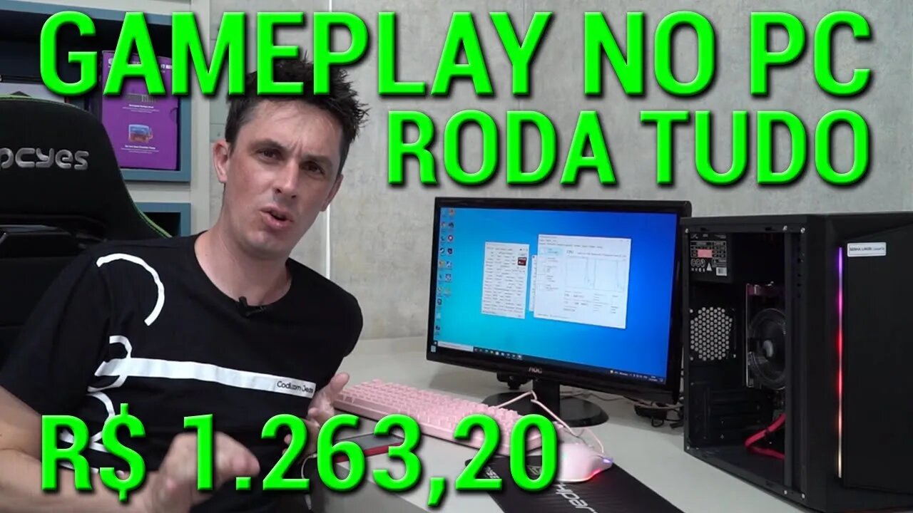 ⚠️ TESTAMOS O “PC GAMER RODA TUDO” de R$ 1.263,00 - ⚠️