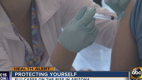 Arizona seeing an uptick in flu reports compared to last year