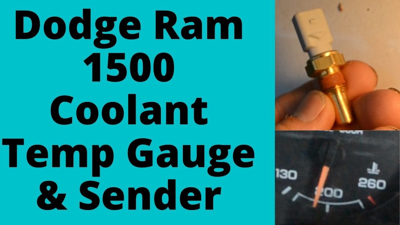 1994-2001 Dodge Ram 1500 Coolant Temperature Gauge and Sender