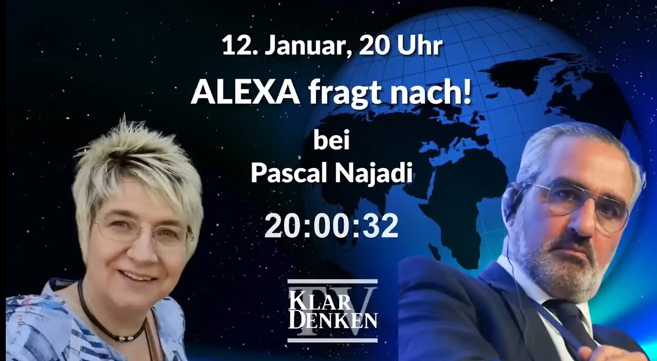 LIVE ALEXA fragt nach! ...bei Pascal Najadi 12. Januar