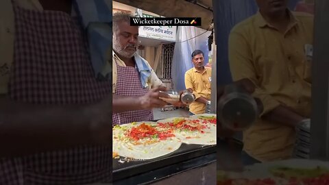 wicketkeeper dosa indianstreet food#indianstreetfood #shortsviral #subcribemychannel #youtubeshorts