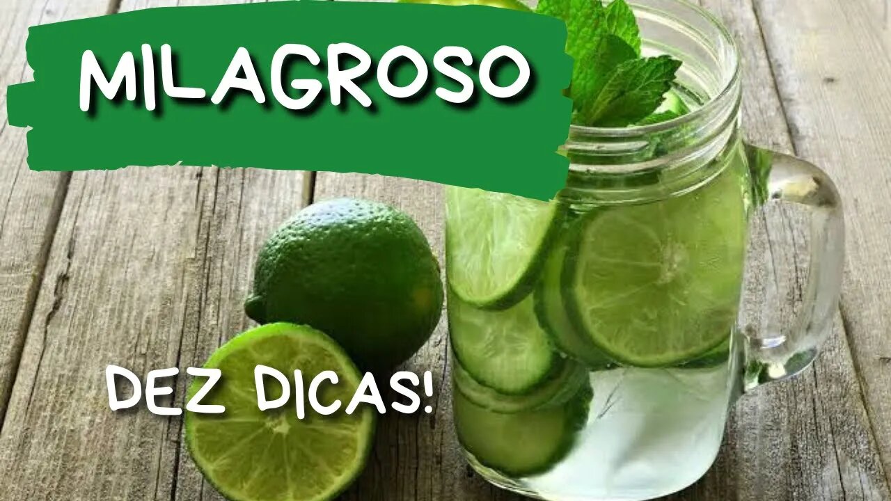 🥤🍋 10 BENEFÍCIOS DA ÁGUA COM LIMÃO