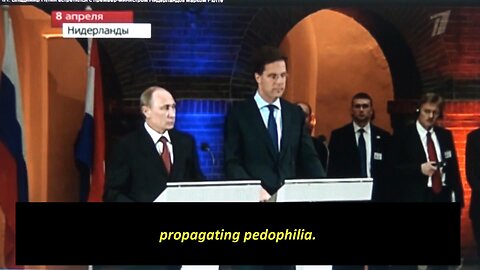 When in 2013 President Putin called out pedophilia in enlightened Europe