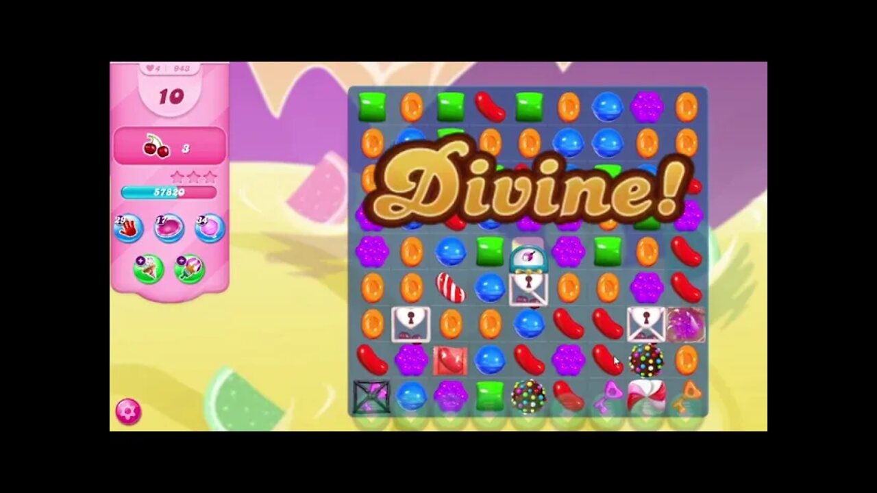 Candy Crush Saga Level 943