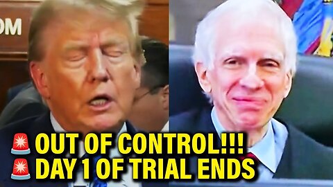 Trump ATTACKS Prosecutor After DISASTROUS Day 1 of Trial Ends