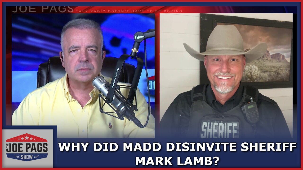 MADD Disinvites Sheriff Mark Lamb -- Plus, He's Running for US Senate!