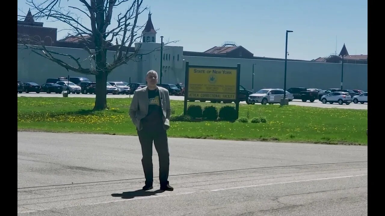 Larry Sharpe Talks Criminal Justice at Attica Prison in New York