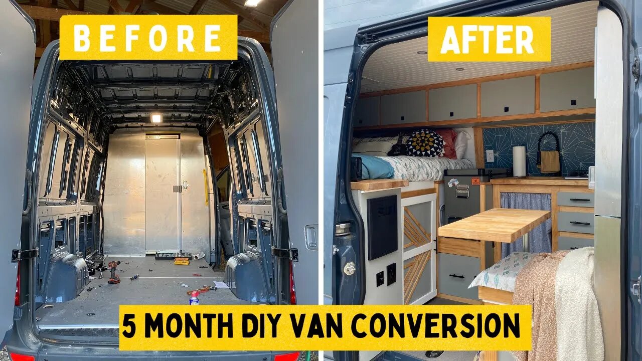 ENTIRE DIY SPRINTER CONVERSION - Start to finish - EPIC COMPILATION