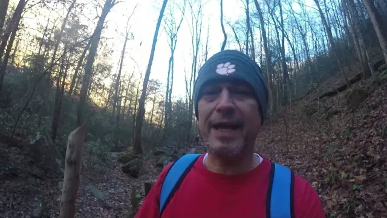 Hiking with me & the missus