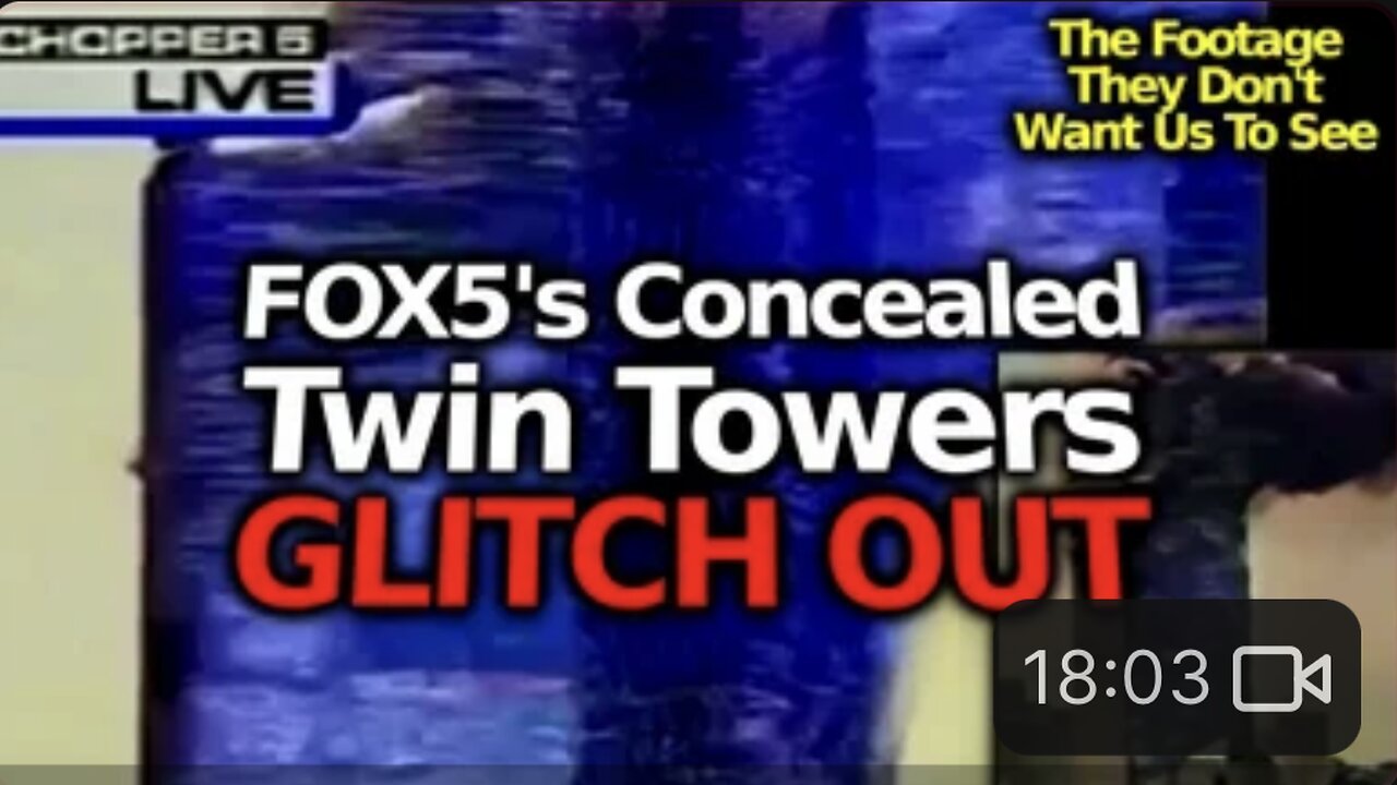 CGI RENDERING ERRORS？! FOX5 Massive Twin Tower Glitches： The 9⧸11 Coverage They Want GONE