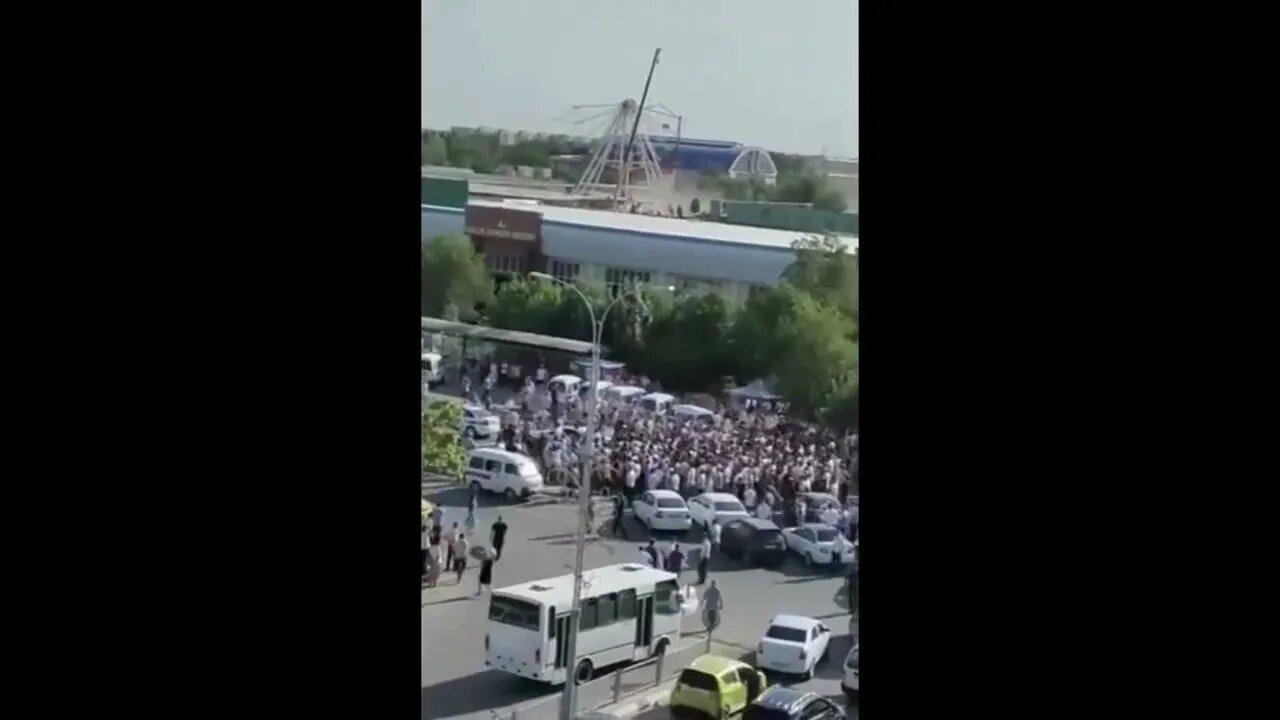 DEATHS, INJURIES amid mass protests in Uzbekistan