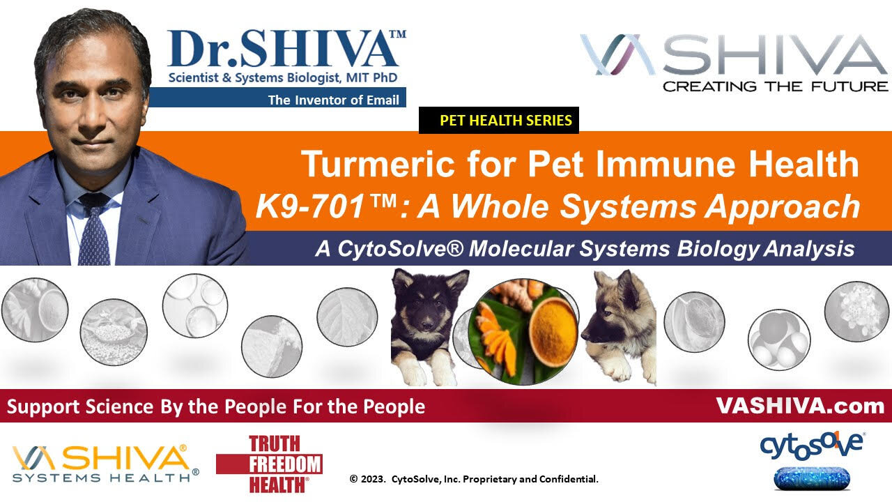 Dr.SHIVA™: Turmeric for Pet Joint Health K9-701 (02/24)