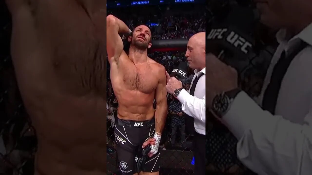 LUCK ROCKHOLD OCTAGON SPEECH