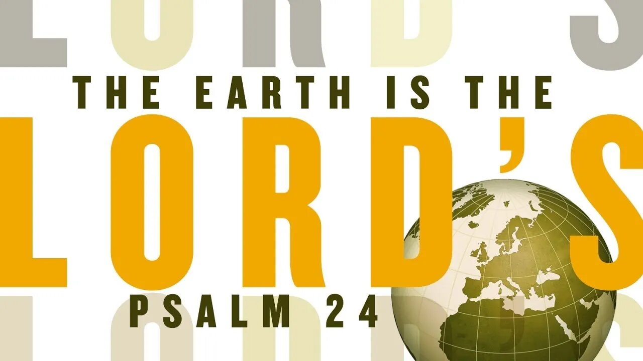 Verse of the Week| Psalms 24:1