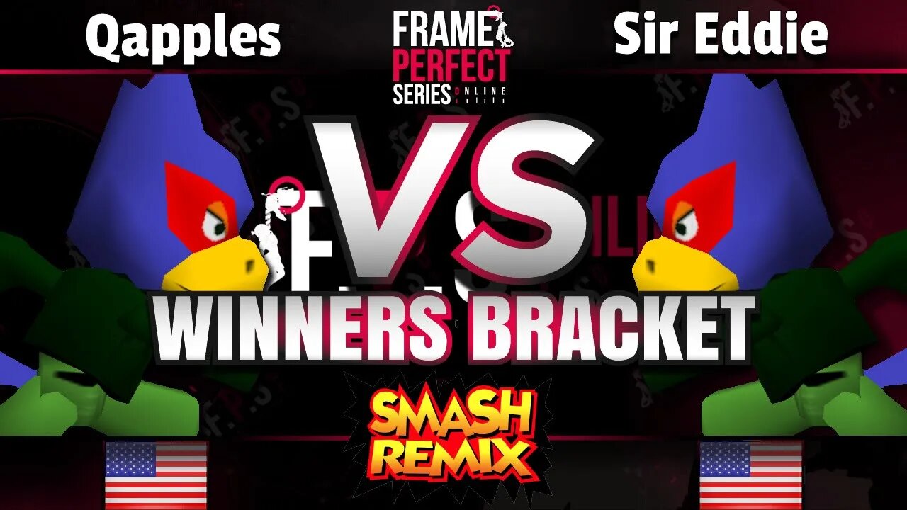 FPS3 Online W. Bracket - Qapples (Falco) vs. Mr. | Sir Eddie (Falco) - Smash Remix