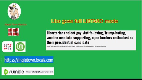 LIBS goes full LIBTARD mode....