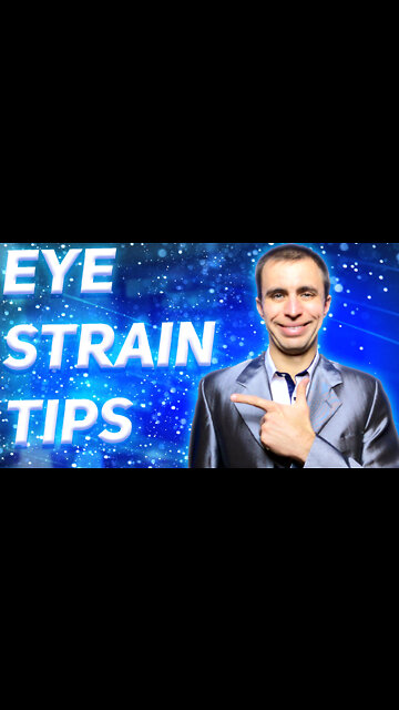 Eye care tip to avoid eye strain