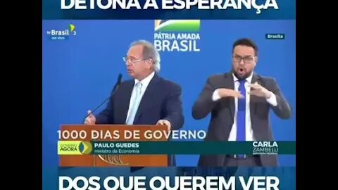 Paulo Guedes detona a esperança dos que querem ver o Brasil destruído