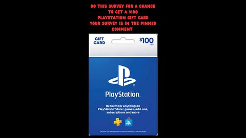 Sign up for a $100 PlayStation gift card