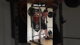 335x5 squat #shorts