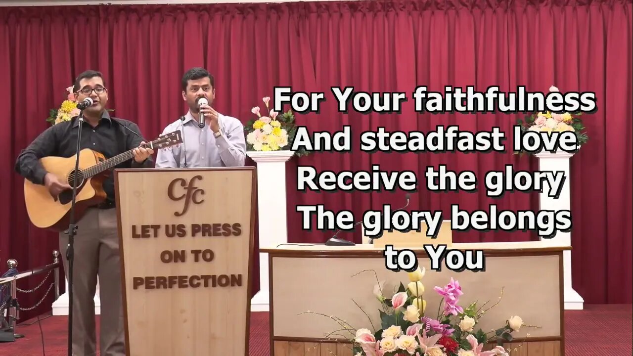 (Worship) He Is Not A Disappointment / Not To Us But To Your Name / I Will Bless Thee O Lord