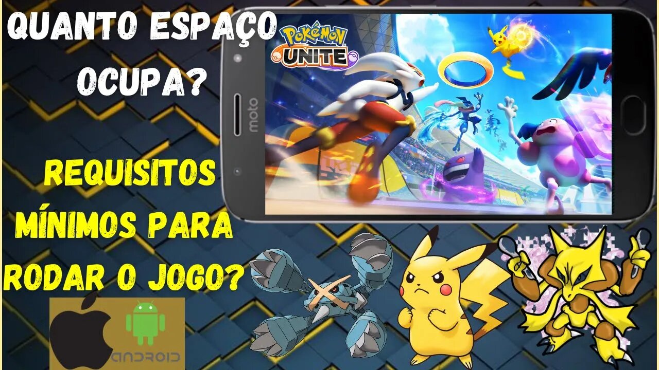 QUANTO PESA O POKÉMON UNITE