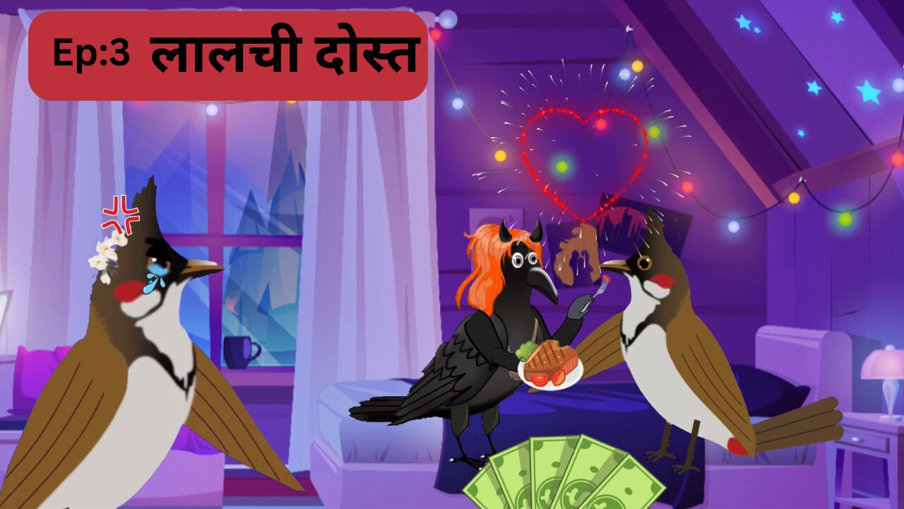 लालची दोस्त | Lalchi Dost Ep:3 bedtime stories |Hindi kahani | Hindi fairy tale