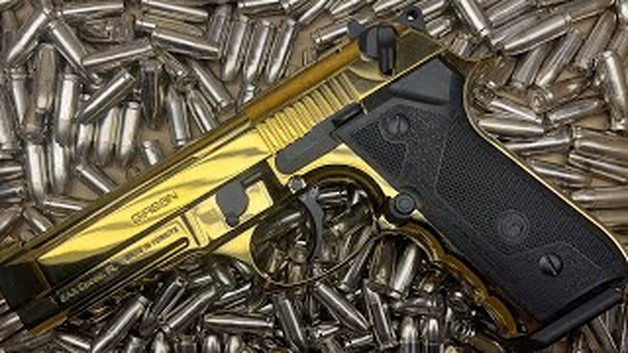 Gold plated 9mm Girsan Regard MC