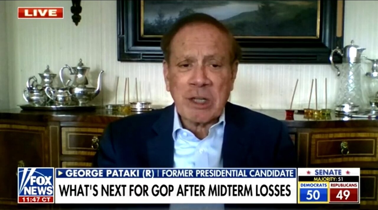 Fmr NY Gov Pataki Wants Trump To Go Away