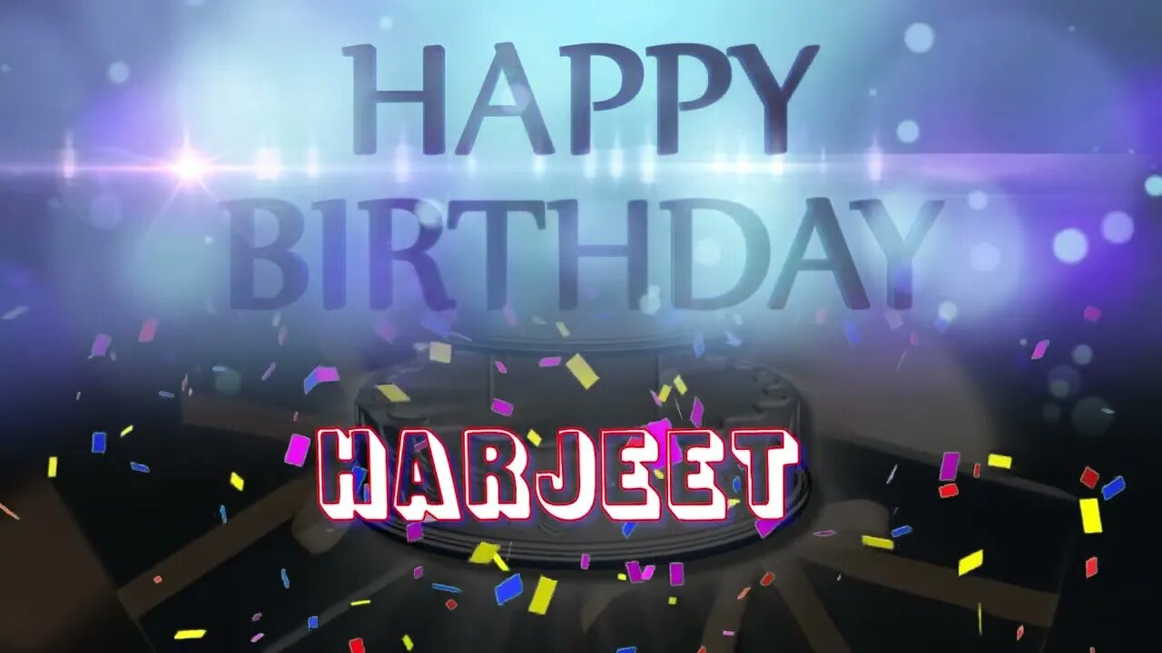 Wish you a very Happy Birthday Harjeet from Birthday Bash