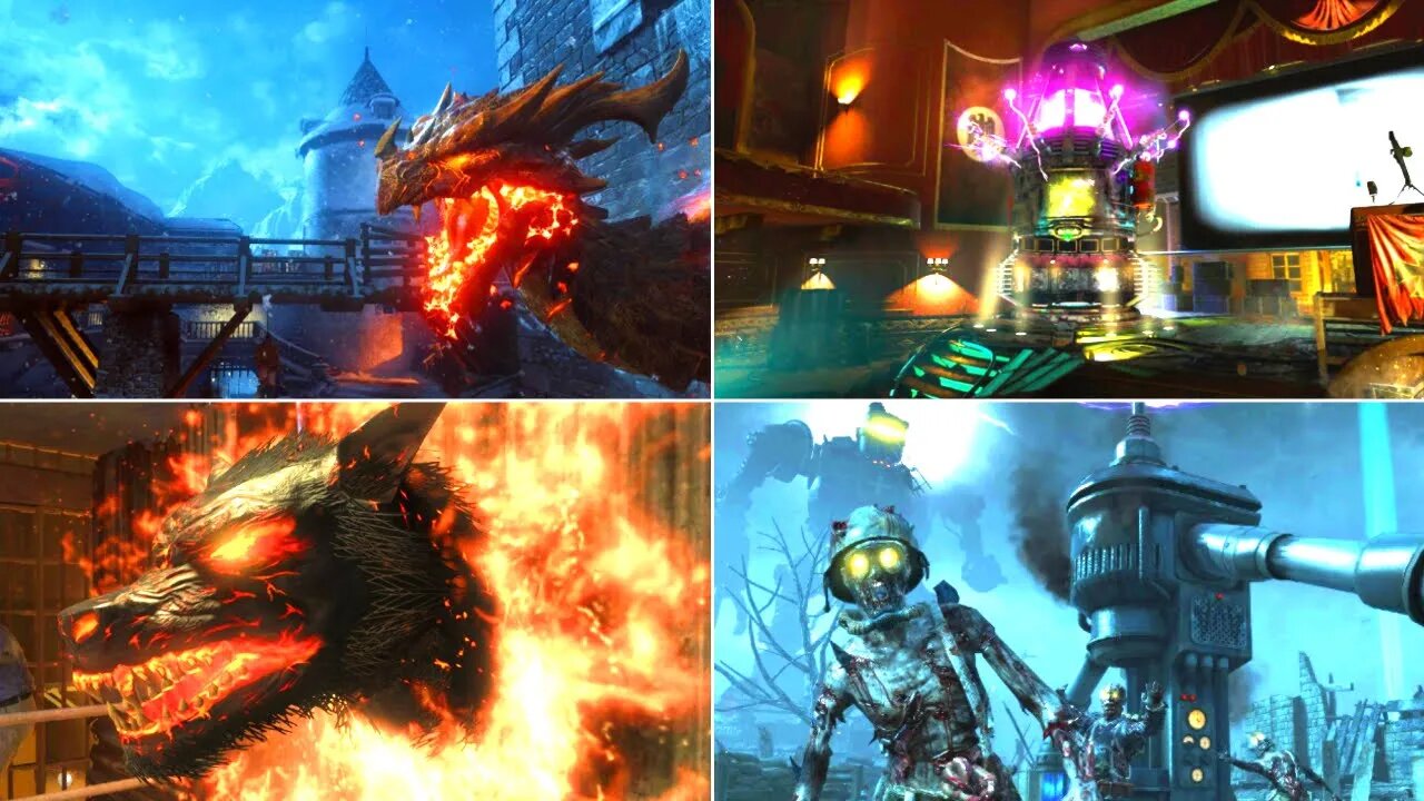 COD Zombies, But Every Round The Map Changes...
