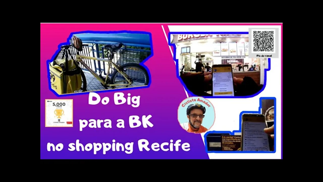 Do Big para a BK no shopping Recife #DoBigparaBK #amadorciclista