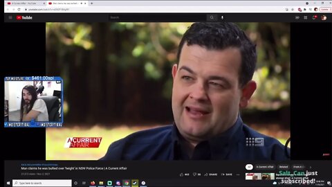 MoistCr1tikal Reacts To Man claims he was bullied over 'height' in NSW Police Force