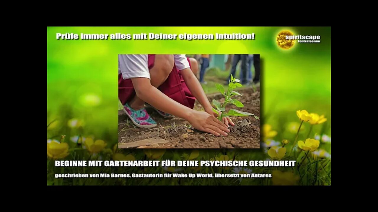 BEGINNE MIT GARTENARBEIT FÜR DEINE PSYCHISCHE GESUNDHEIT