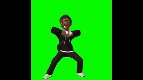 Vídeo de Animação - Avatar dançando - Chroma Key - Green Screen