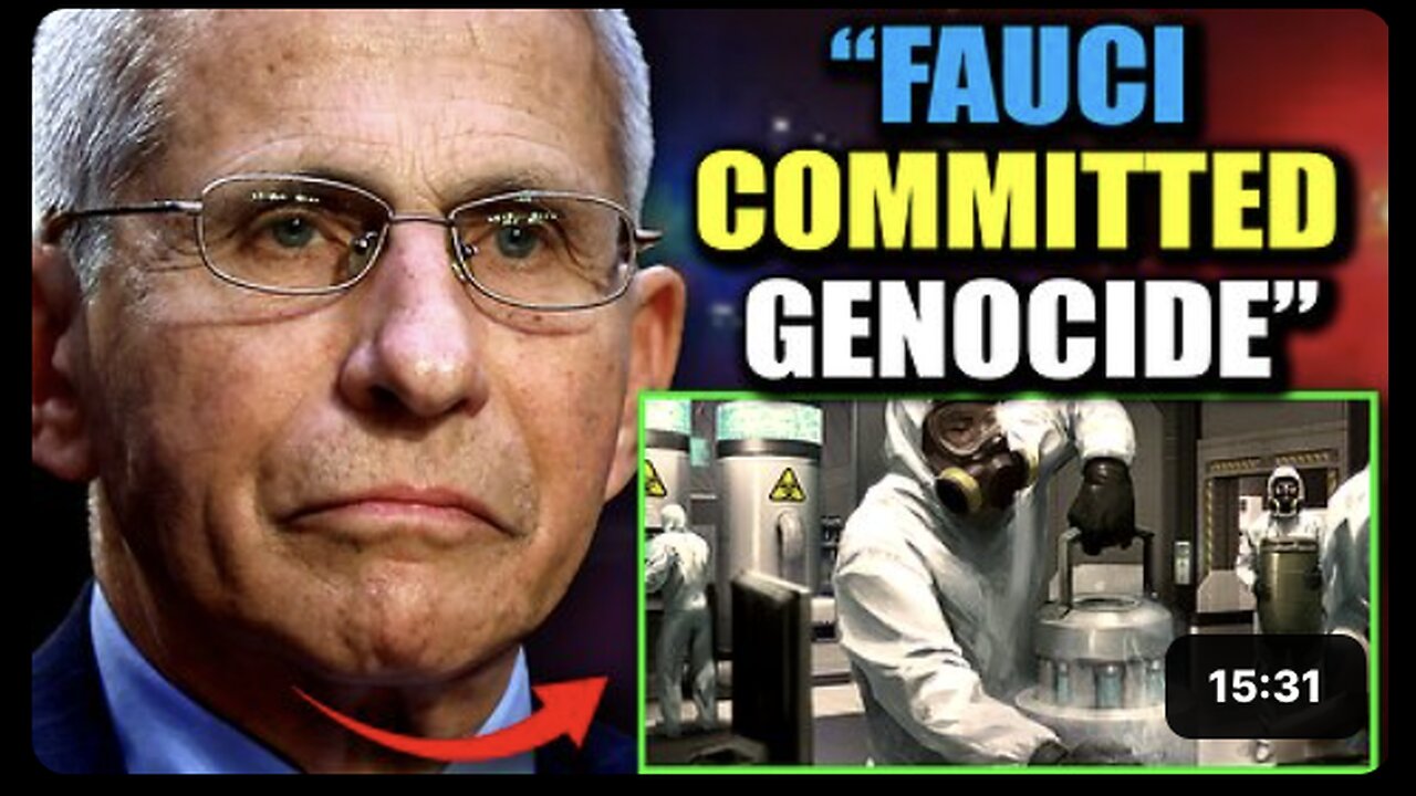 CDC Director Blows Whistle: Fauci Facing ‘Life in Prison’ for Creating COVID As Bioweapon