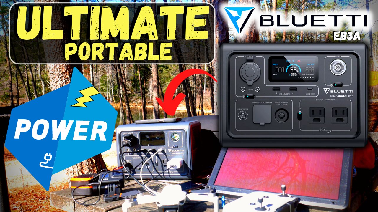 Portable Power Station Review "Bluetti EB3A"