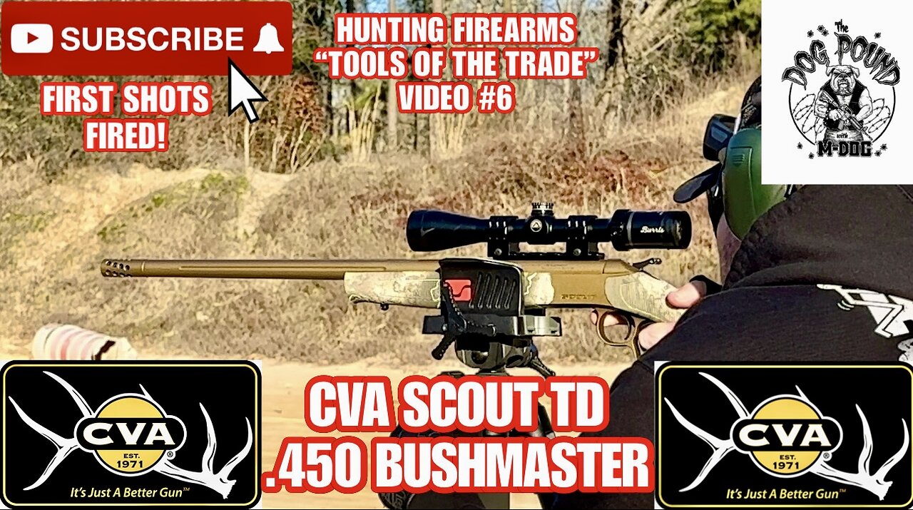 CVA SCOUT TAKEDOWN CHAMBERED IN 450 BUSHMASTER REVIEW! HUNTING FIREARMS VIDEO #6!